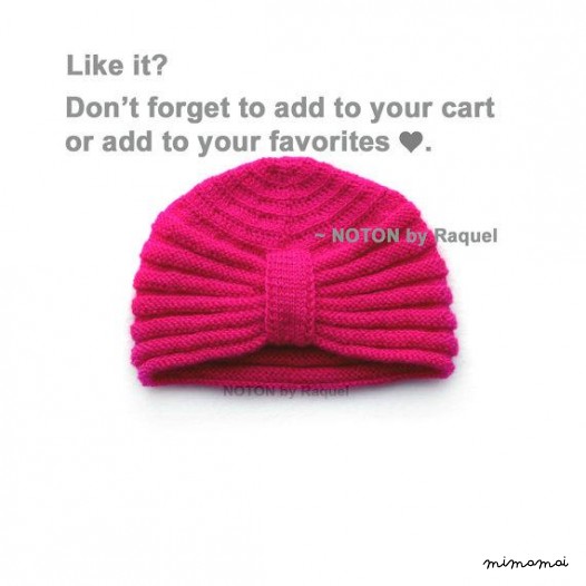 Babys maglia turbante, berretto, turbante Baby