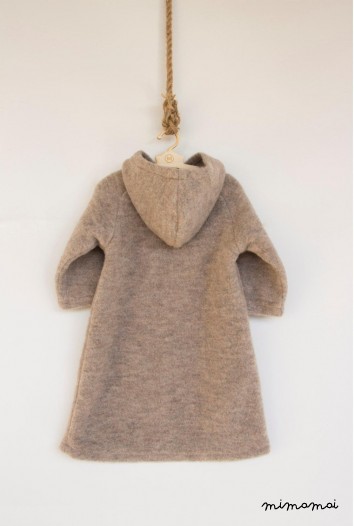 Woolen hoody dress