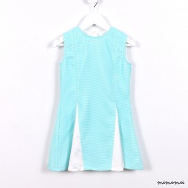 Sleeveless Godet Dress mint