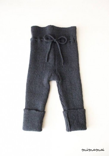Infants/Children's knitted Lambswool high-waist Leggings