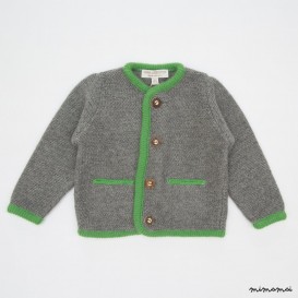 Oktoberfest Cardigan - Dark Grey M&eacute;lange