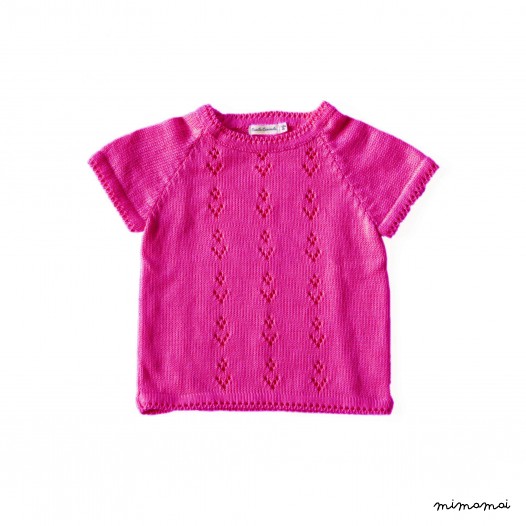 Smile Sweater | Bright Pink