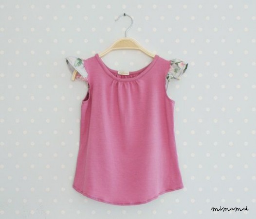Girl Blouse with Shorts Set