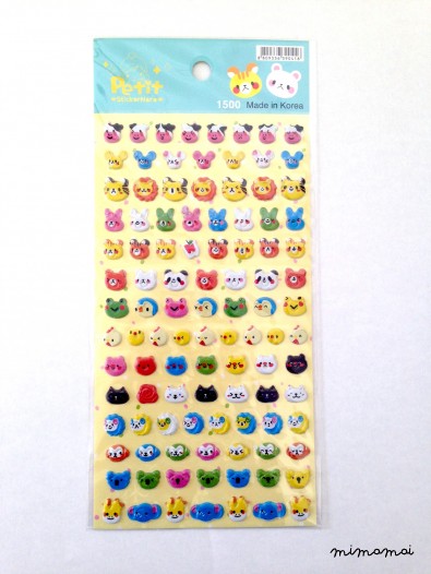 Bubble 3D Farmyard stickers