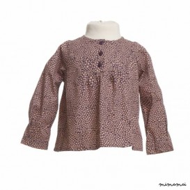 Izzy Shirt Poppy Print in Purple