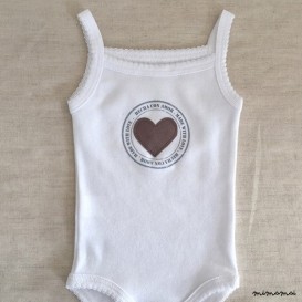 Body tirantes Made With Love ni&ntilde;a