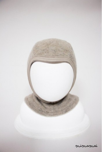 Baby merino wool helmet