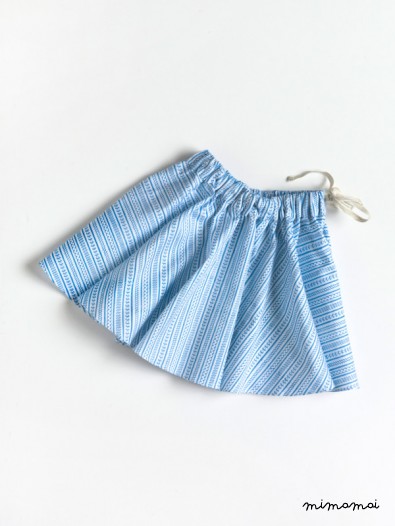 Felicita Plate Skirt sky blue