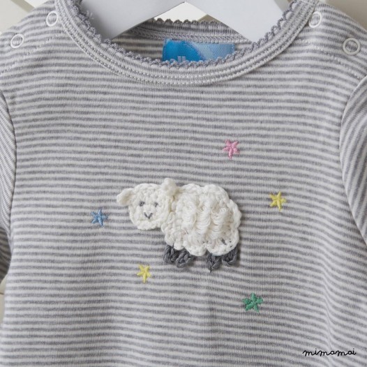 Crochet Lamb Babygrow