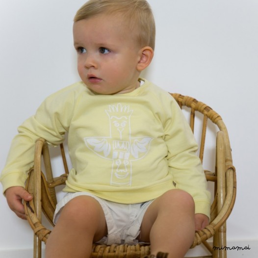 Sweat jaune Axel