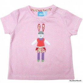 Patchwork Bunny Girl T-shirt