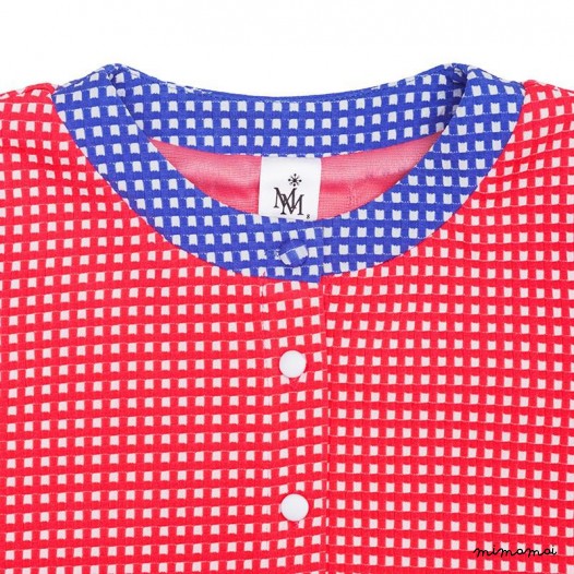 3/4 Sleeve Cardigan pink and blue