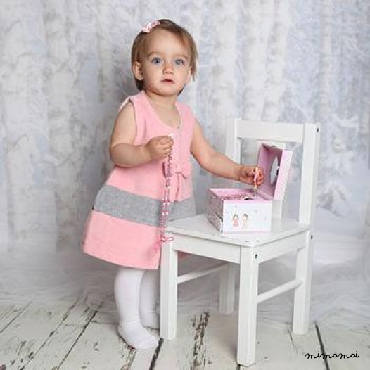 Wool Baby Pink Dress