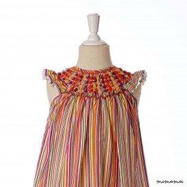 Common Checkered Skipper smocked dress