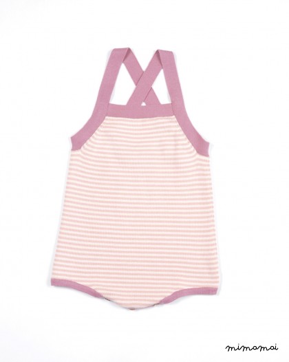 Gladys Bodysuit Pink Stripe