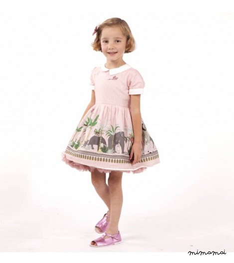Girls Petticoat Tutu in Dusky Pink