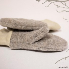 Merino wool mittens