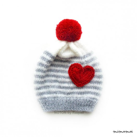 Ragazze cuore rosso, ragazze Beanie, inverno berretto