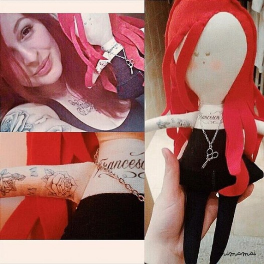 UNIQUE CUSTOM doll for her &ndash; Doll that looks like you  / Personalized doll Handmade in Italy
