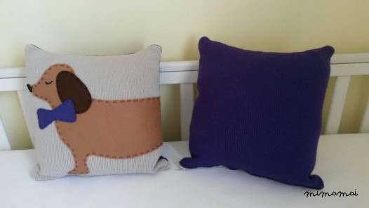 Dog cushion, Sausage dog cushion, daschund cushion set