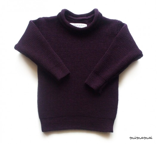 Babies/Children's Virgin wool roll-neck sweater/jumper/cardigan/toddlers/crew neck