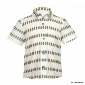 Arthur Shirt, Pineapple Heaven, Ivory
