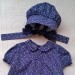 Cuffia in leggerissimo cottone doppiato stile vintage