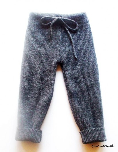 Babies/Children's knitted Lambswool Trousers/pants/longies