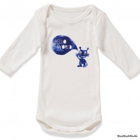 Longsleeve Bodysuit HELLO WORLD BOYS