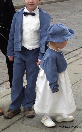 Natural flower girl shrug jacket