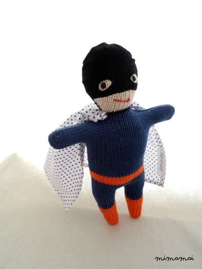 Superhero doll - Blue