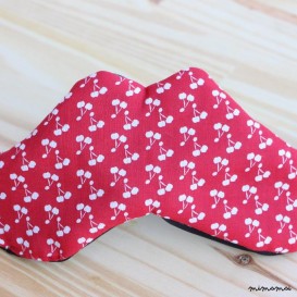 Sleep Mask Moustache - Cherry