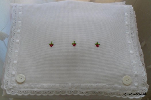 Fasciatoio da borsa "Fragole"