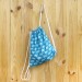 Zaino coulisse con motivo di orsi polari in blue · Cotone organico con coulisse bag