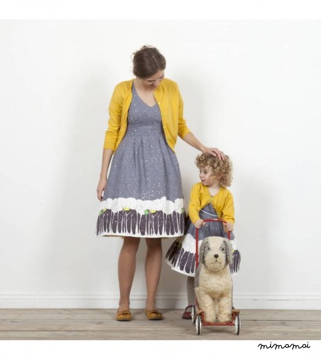 Girls Classic Cotton Cardigan in Mustard