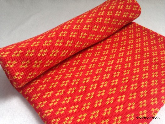 Baby Knit Blanket in Red
