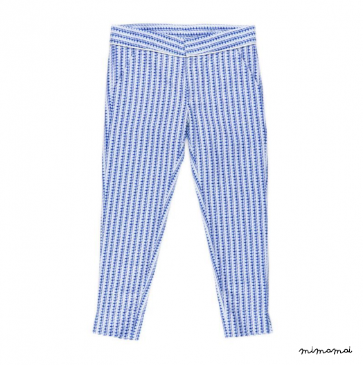 Long Pants blue and white