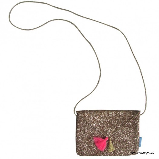 Gold Glitter Bag