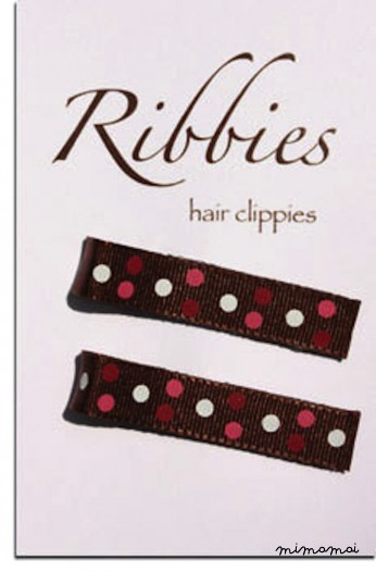 Pair of Paige Dots Hairclips