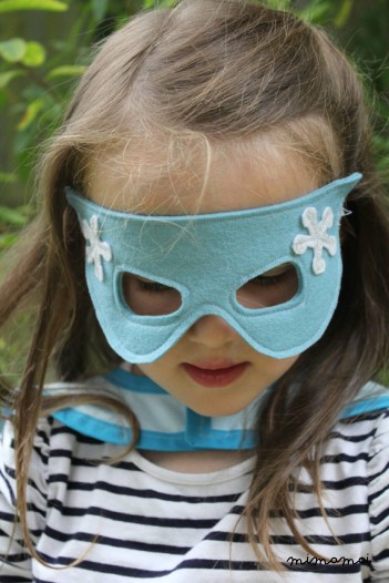 Polsini e fiocco di neve maschera impostare - Regina di ghiaccio - Ice Queen polsini