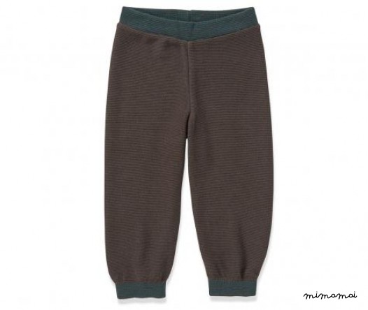 Knit pants MAX brown
