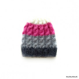 Girls Cable Knit Beanie