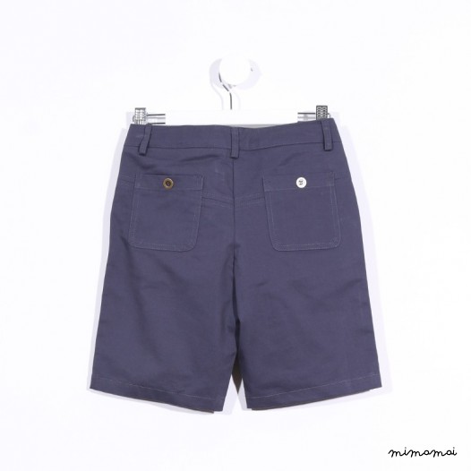 3-Button Shorts blue