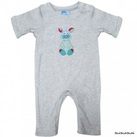 Patchwork Piggy Romper