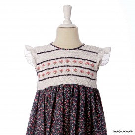 Sonoran Blue blue smocked