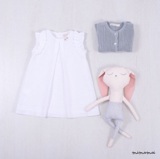Girl's White Dress, Children's Clothing, White Dress, Kids Dress, Toddler White dress