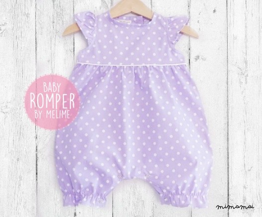 Pastel Purple Baby Romper suit