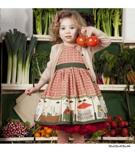 Girls Petticoat Tutu in Pillarbox Red