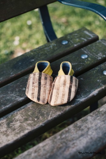 Baby moccasins cork