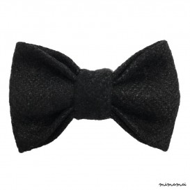 Child black bow tie, cashmere